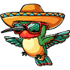 Hummingbird Bird Funny Sombrero