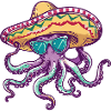 Sombrero drôle de pieuvre