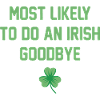 Irish Goodbye Shamrock Tee