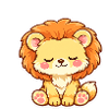 Petit lionceau Kawaii mignon