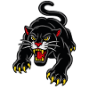 Leaping panther wild tattoo style