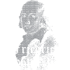 Friedrich Hölderlin portrait design