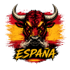 Spanischer Stier im Espana Look