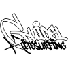 Surf Graffiti Kontrast-Tippfehler