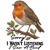 Autumn Robin on Branch