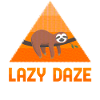 Lazy Daze Sloth Rétro Chill Vibes