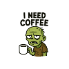 Coffee Zombie Motif