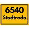 Alte Postleitzahl 6540 Stadtroda | DDR