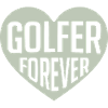 Golfer Forever Heart