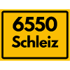 Alte Postleitzahl 6550 Schleiz, Thüringen, PLZ