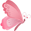 Conception d’ailes de papillon rose