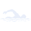 Float silhouette in water