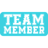 Team Member Typography Badge
