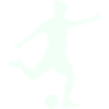Kicker-Silhouette im Sprung