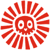 Red Sunny Skull