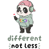 Different Not Less Panda
