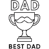Father Trophy Best Dad
