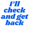 I'll check and get back