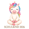 Schulkind 2026 Einhorn Shirt