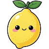 Cadeau au citron de Kawaii