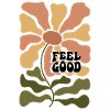 Feel Good Flower Retro Psychedelia