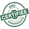Insigne Espèce envahissante Certifiée