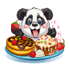 Kawaii Panda Cake Delight