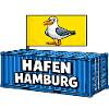 Hafen Hamburg Cartoon Container