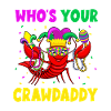 Crawdaddy Mardi Gras Mask