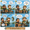 Relaxing Fishing Comic: Big Catch Lesson