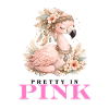 Flamingo Blossoms Pink