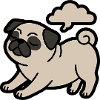 farting pug dog funny