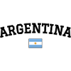 Drapeau argentin Noir