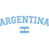 Design du drapeau argentin bleu