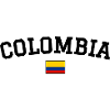 Drapeau de la Colombie Noir