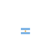 Drapeau argentin Dessin blanc