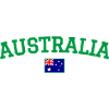 Australia Flag Design Green