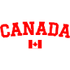 Canada Flag Design Red