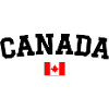 Canada Flag Design Black