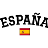Spain Flag Design Black