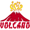 Volcan en éruption