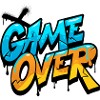 Game Over Graffiti Glow