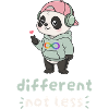 Différent, pas moins panda