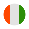 Round Irish flag