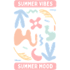 Pastel Abstract Summer Vibes