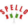 Drapeaux italiens de Spello