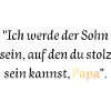 Promise to dad: Proud son