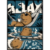 Relax Capybara Wellness Motif