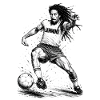 Jammin Kick Dreadlock Soccer Hero