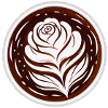 Latte Art Rose Cappuccino Design